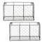 DII&#xAE; Small Gray Wall Mount Chicken Wire Baskets, 2ct.